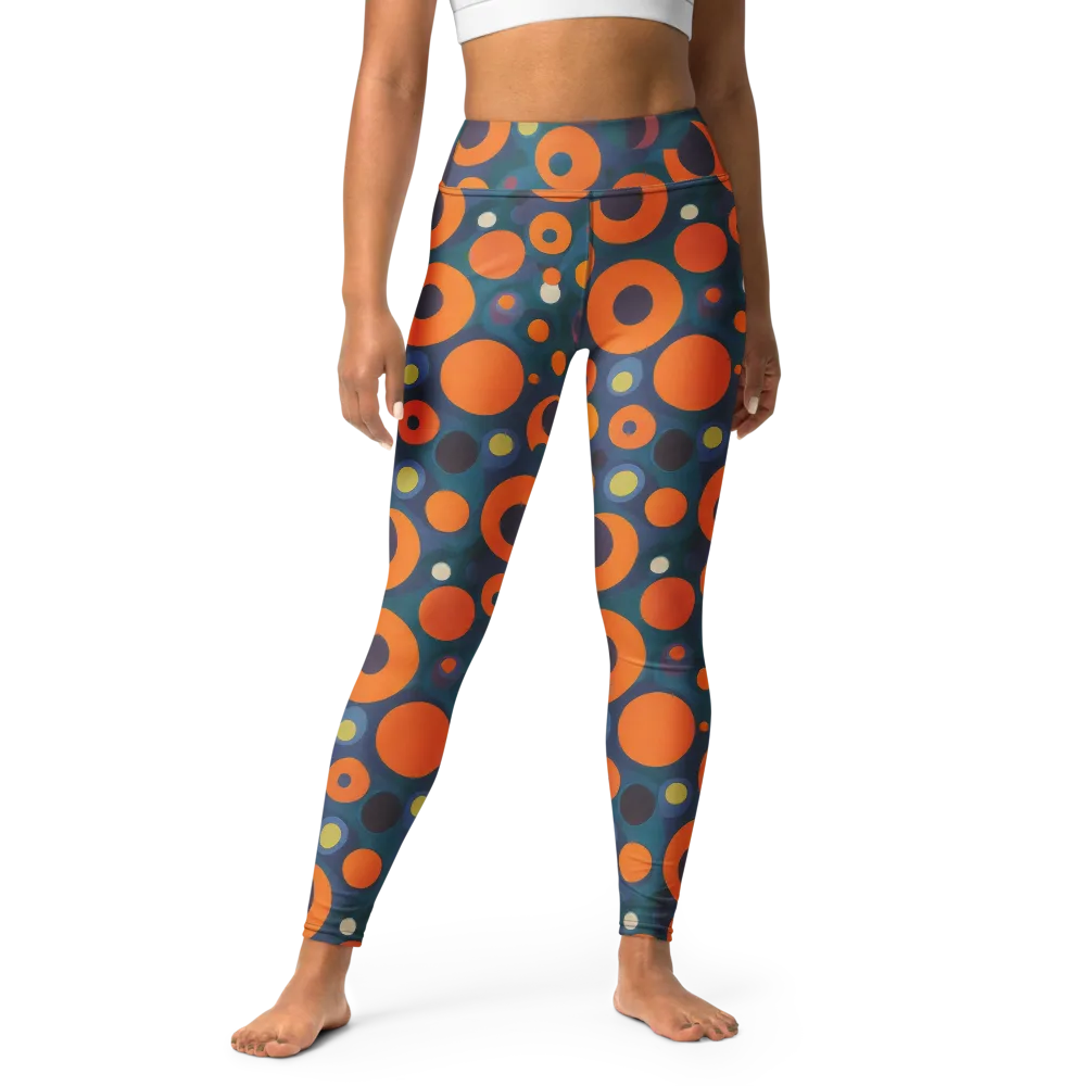 Modular Sun on Yoga Leggings — Front