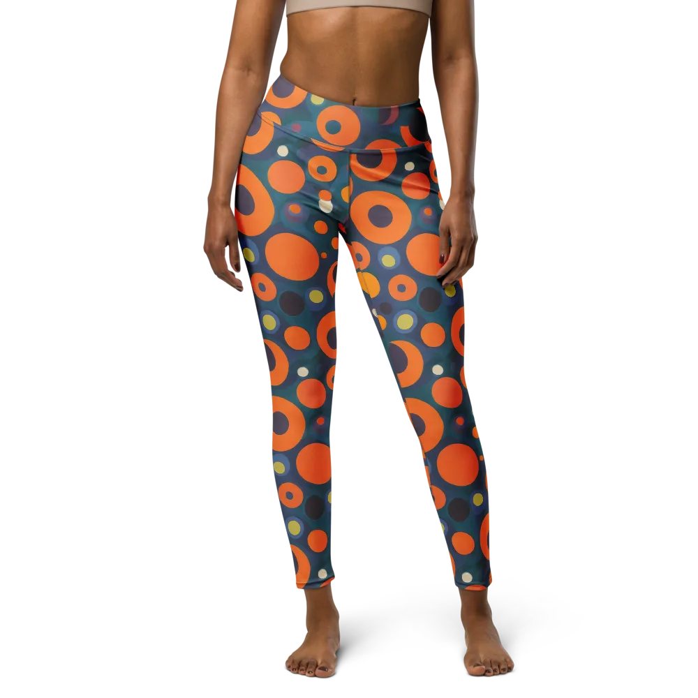 Modular Sun on Yoga Leggings — Front