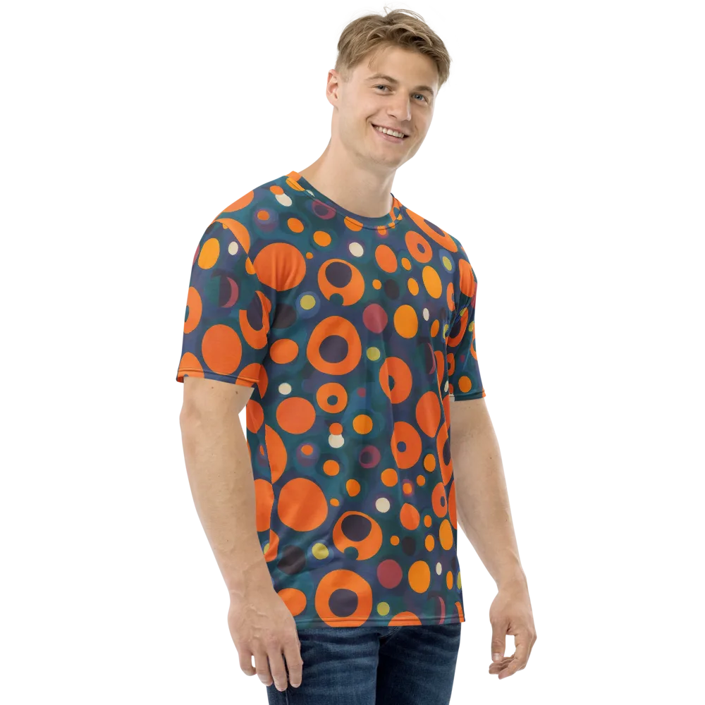 Modular Sun on Men's Crew Neck T-Shirt — Right
