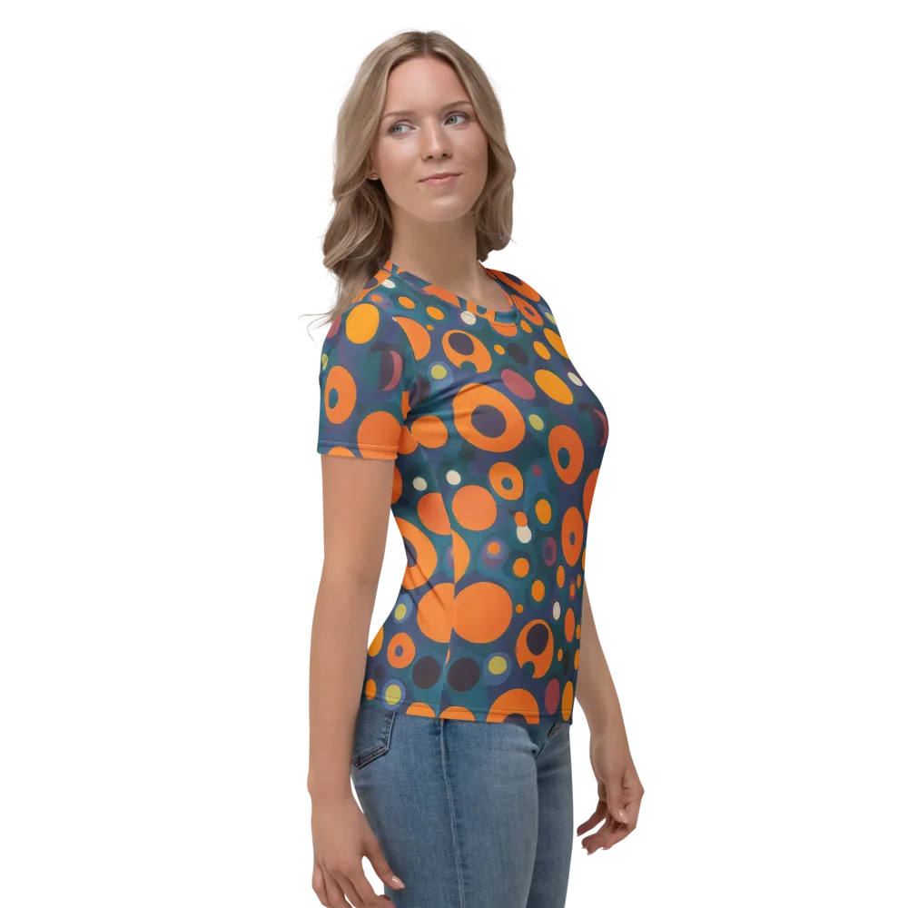 Modular Sun on Women's Crew Neck T-Shirt — Right