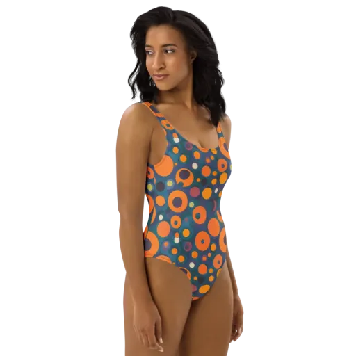 Modular Sun on a One-Piece Swimsuit