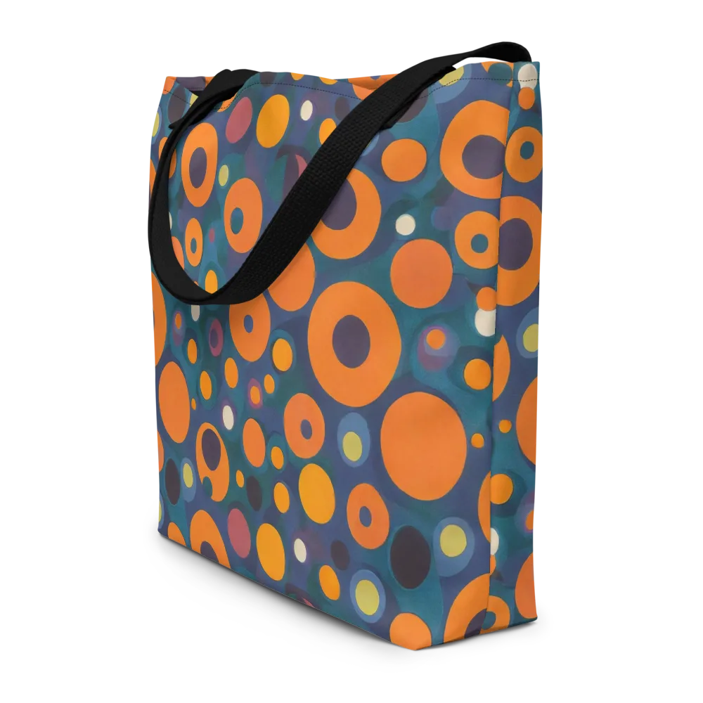 Modular Sun on Large Tote Bag W/ Pocket — Front