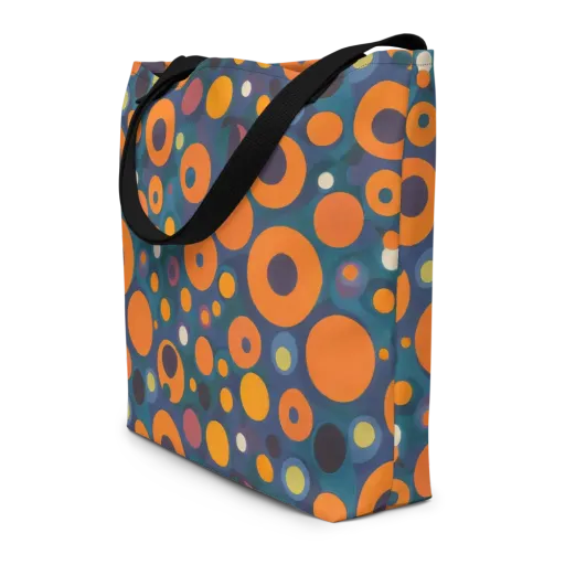 Modular Sun on a Large Tote Bag W/ Pocket