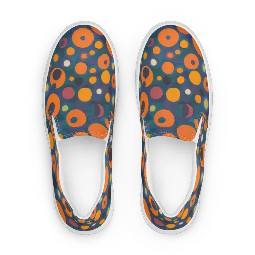 Modular Sun on Women's Slip-On Canvas Shoes