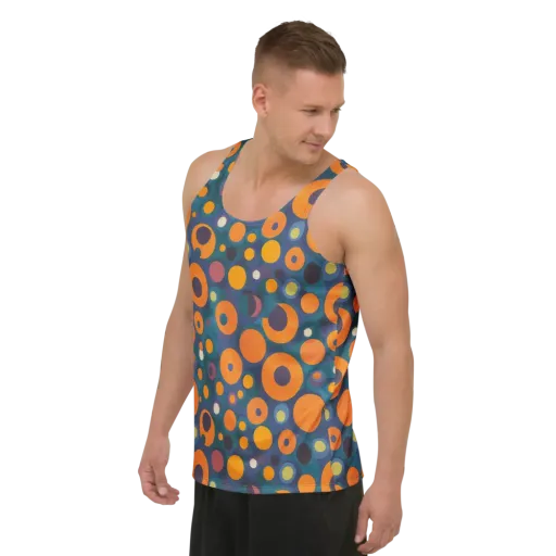 Modular Sun on a Men's Tank Top