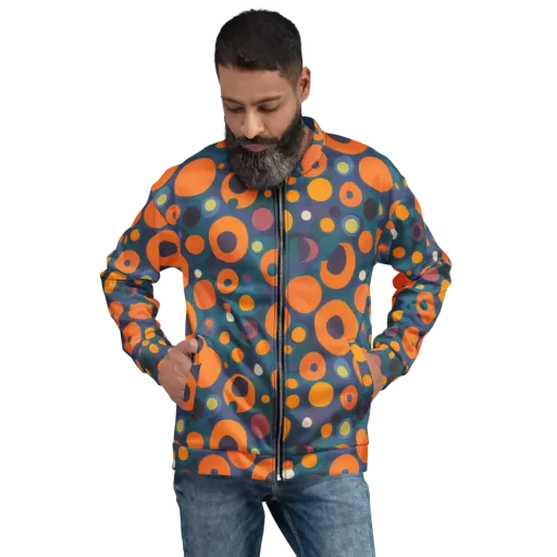 Modular Sun on a Bomber Jacket