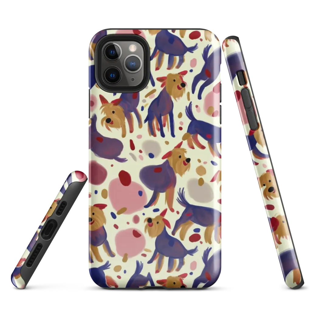 Terrier Confetti on Tough Case for iPhone® — Front