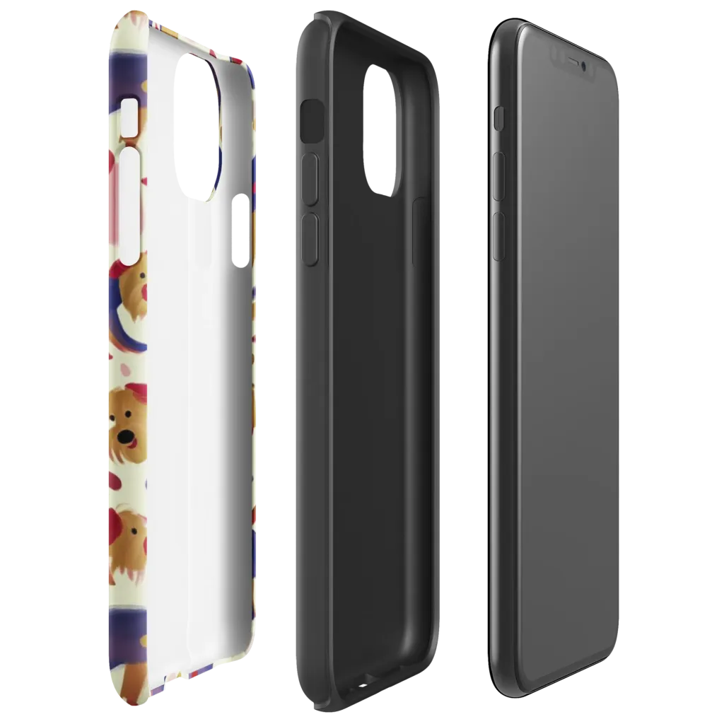 Terrier Confetti on Tough Case for iPhone® — Right