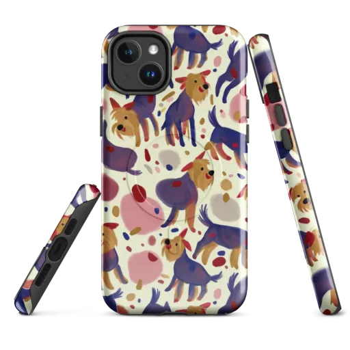 Terrier Confetti on a MagSafe Tough Case for iPhone®