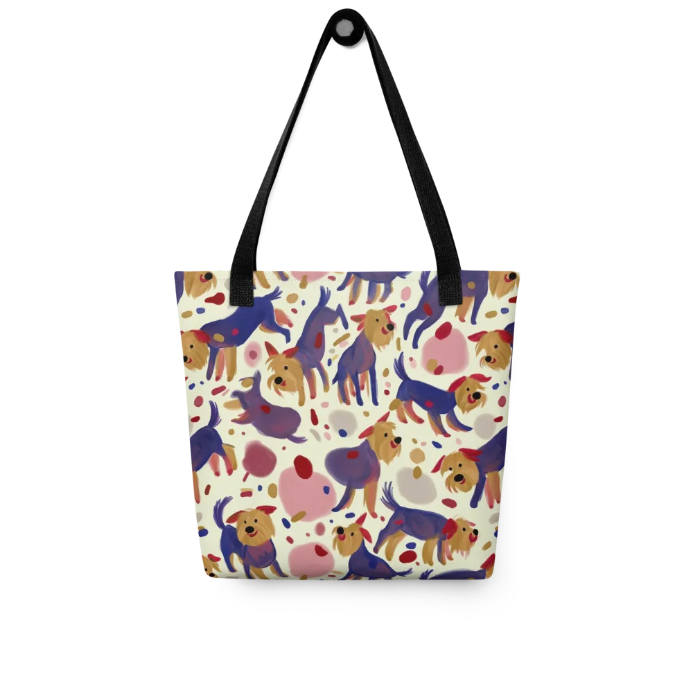 Terrier Confetti on Tote Bag — Front