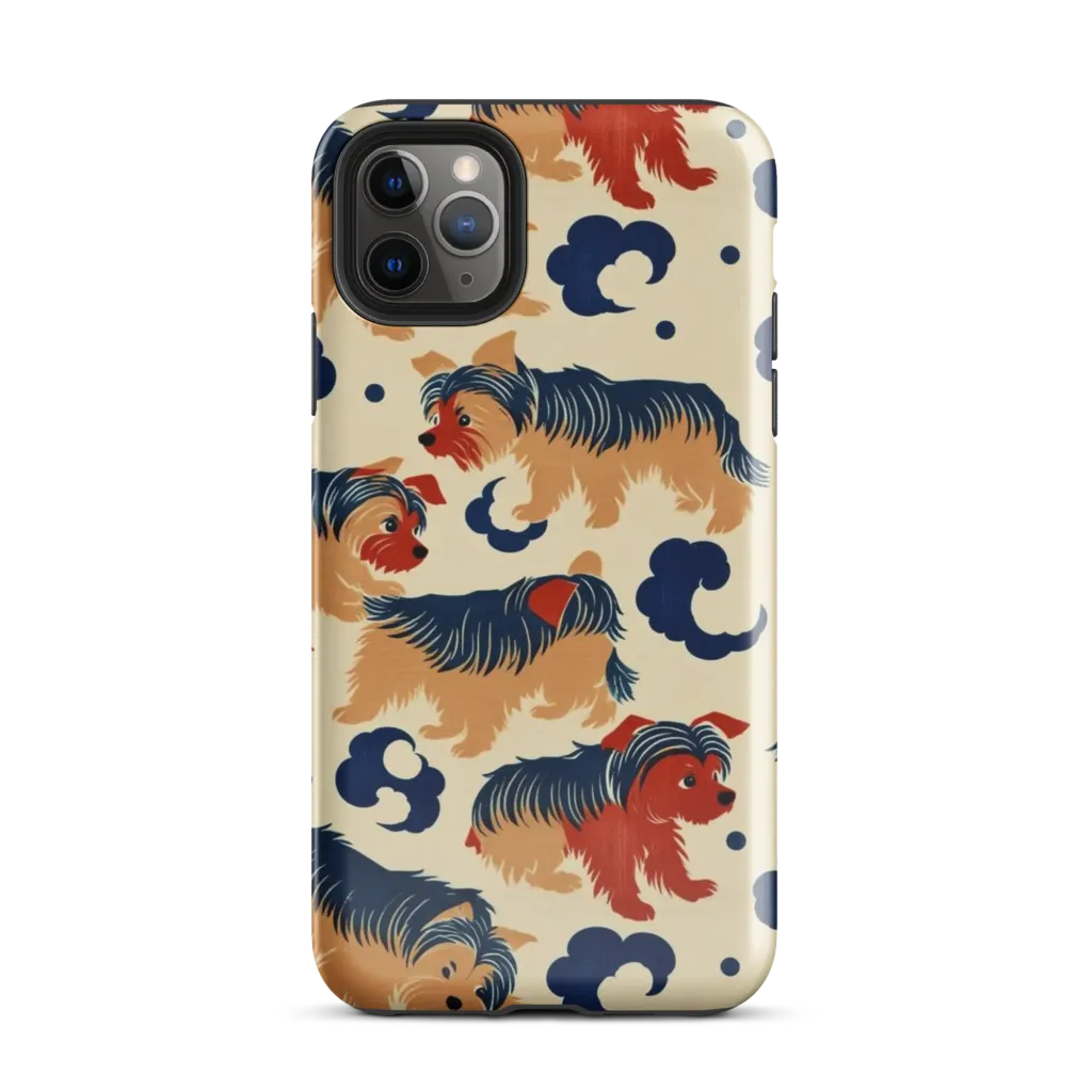 Terrier Cloud Parade on Tough Case for iPhone® — Front