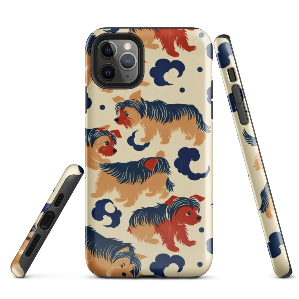 Terrier Cloud Parade on Tough Case for iPhone® — Front
