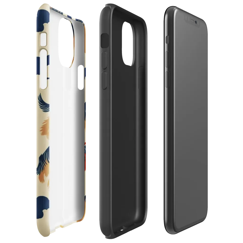 Terrier Cloud Parade on Tough Case for iPhone® — Right
