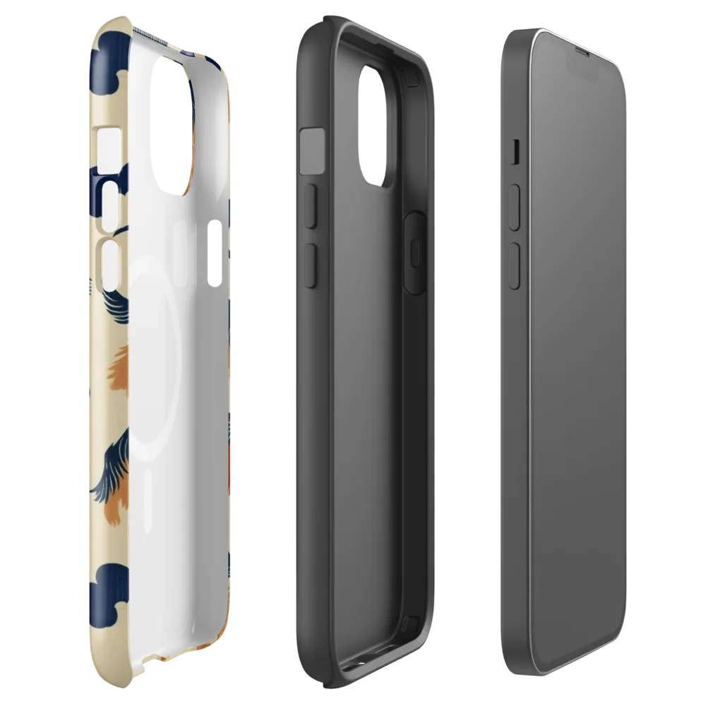 Terrier Cloud Parade on MagSafe Tough Case for iPhone® — Front