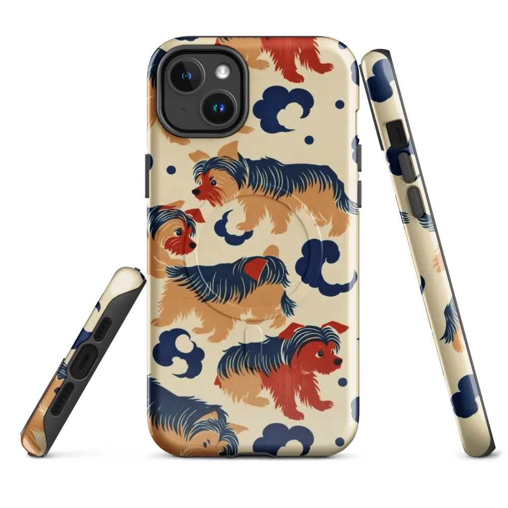 Terrier Cloud Parade on MagSafe Tough Case for iPhone® — Front