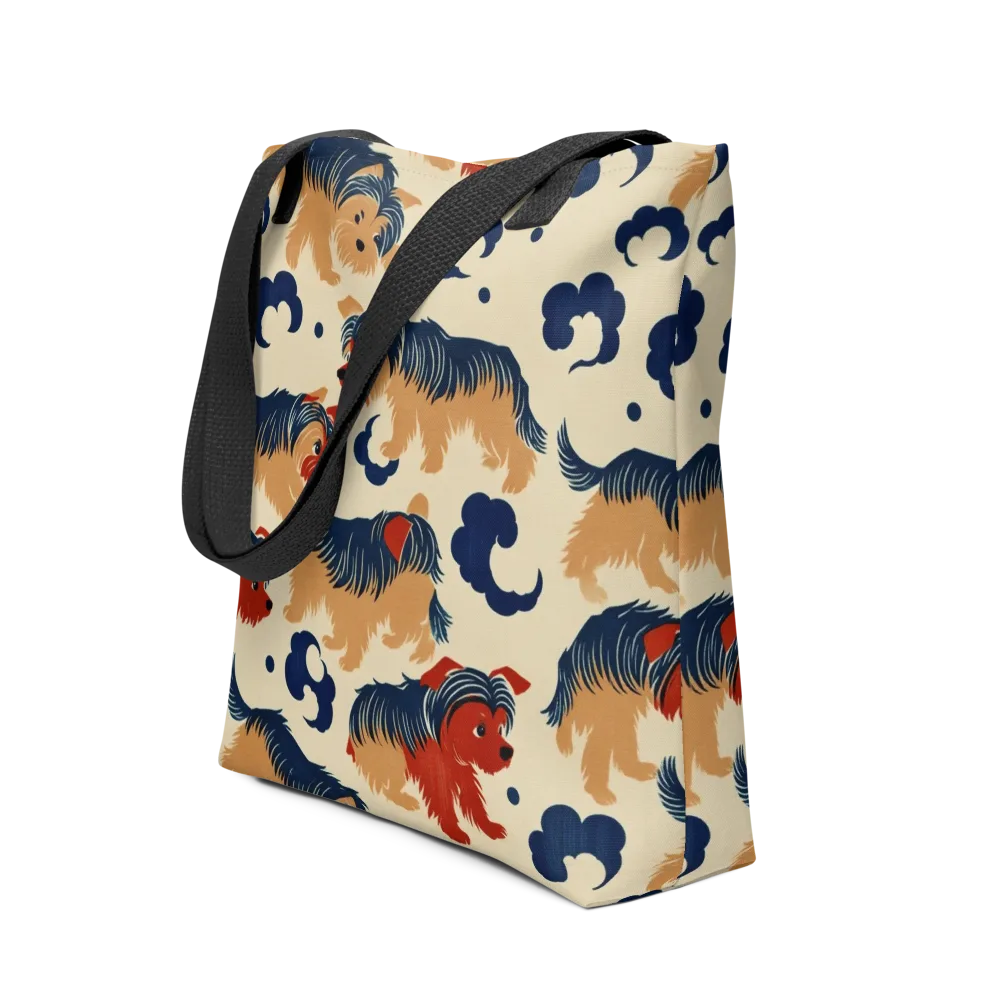 Terrier Cloud Parade on Tote Bag — Front