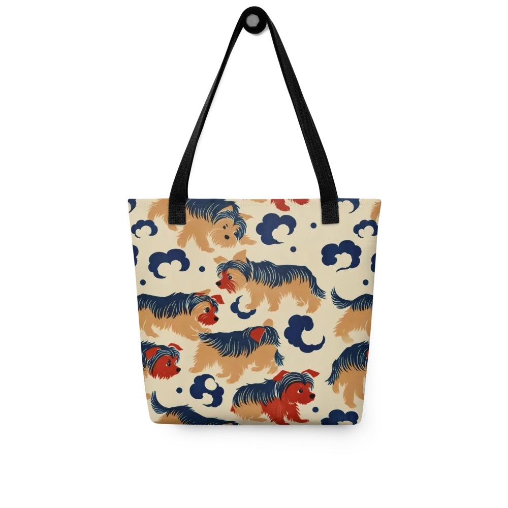 Terrier Cloud Parade on Tote Bag — Front