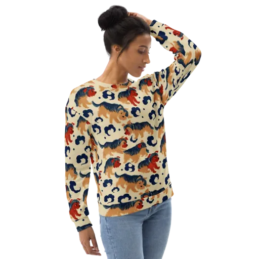 Terrier Cloud Parade on a Sweatshirt