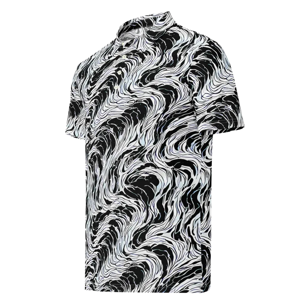 Eclipse Flow on Men's Slim Fit Polo Shirt — Left Front