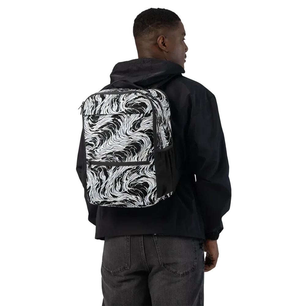 Eclipse Flow on Utility Backpack — Back