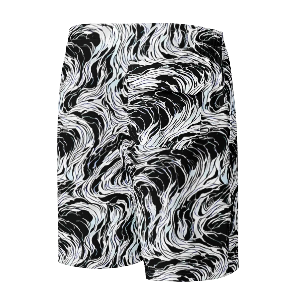 Eclipse Flow on Men's Board Shorts — Back