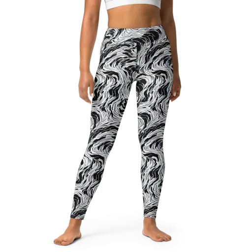 Eclipse Flow on a Yoga Leggings