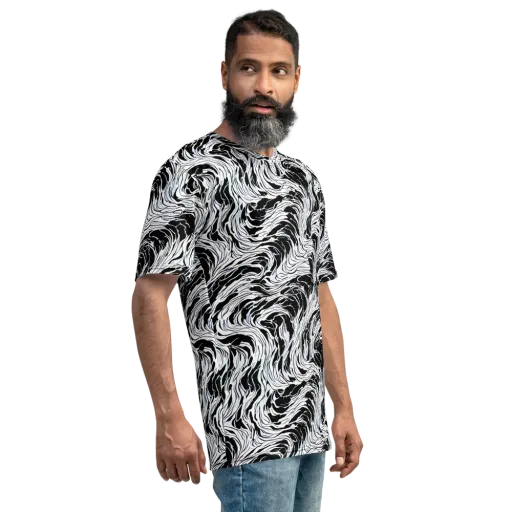 Eclipse Flow on a Men's Crew Neck T-Shirt