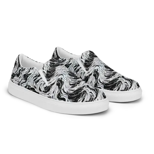 Eclipse Flow on a Men's Slip-On Canvas Shoes