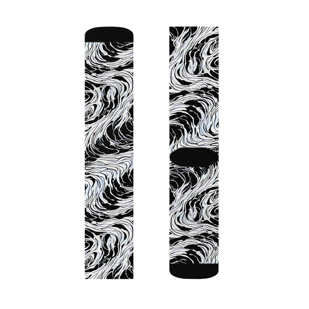 Eclipse Flow on Socks — Right Sock