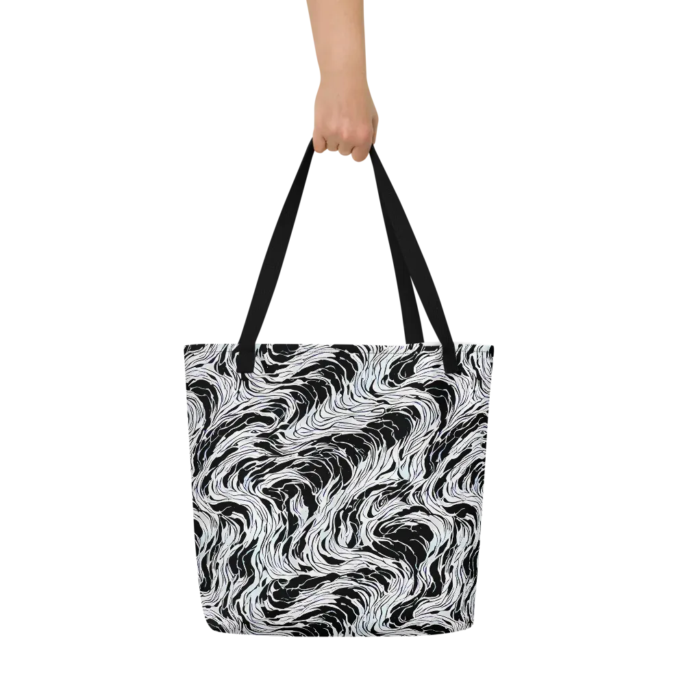 Eclipse Flow on Large Tote Bag W/ Pocket — Front