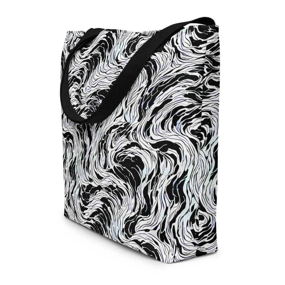 Eclipse Flow on Large Tote Bag W/ Pocket — Front