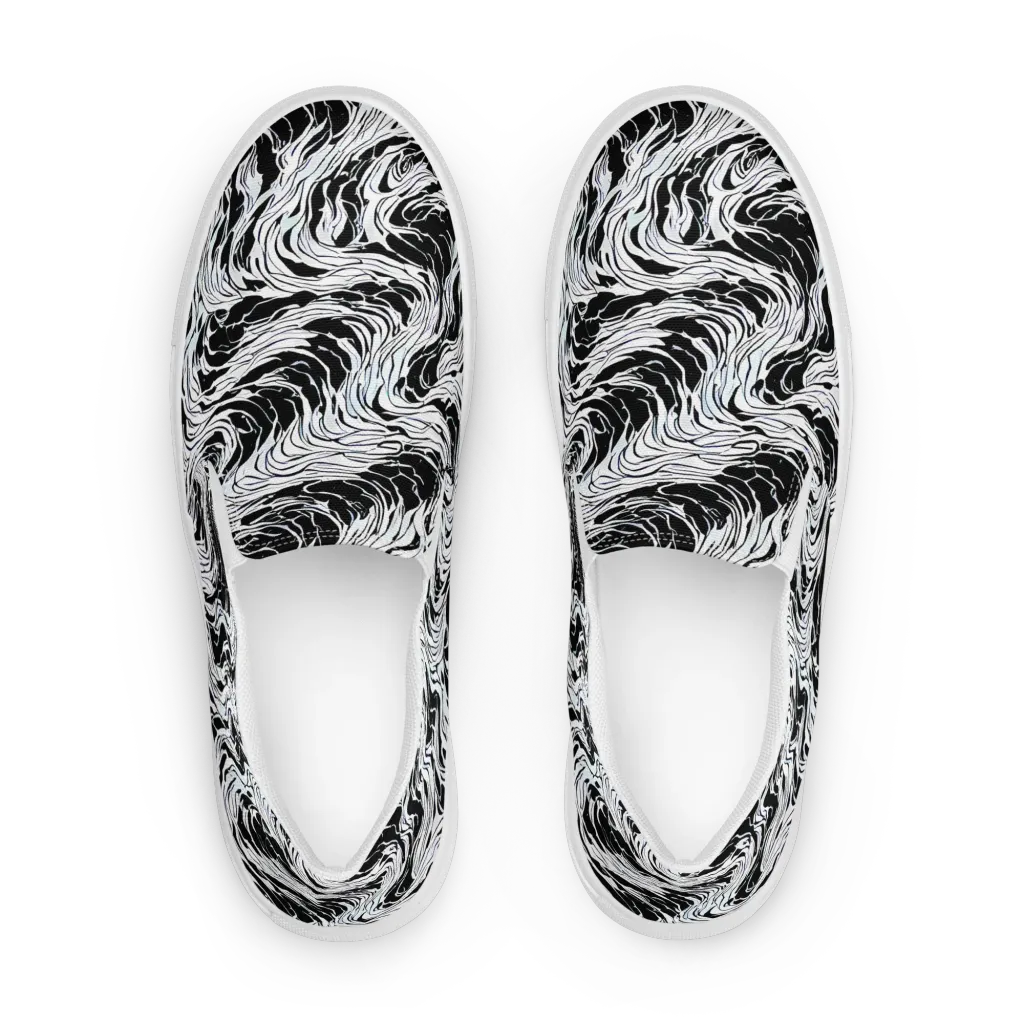 Eclipse Flow on Women's Slip-On Canvas Shoes — Front