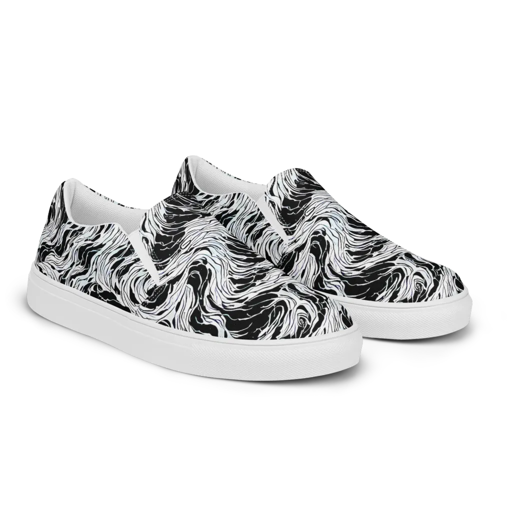 Eclipse Flow on Women's Slip-On Canvas Shoes — Right Front