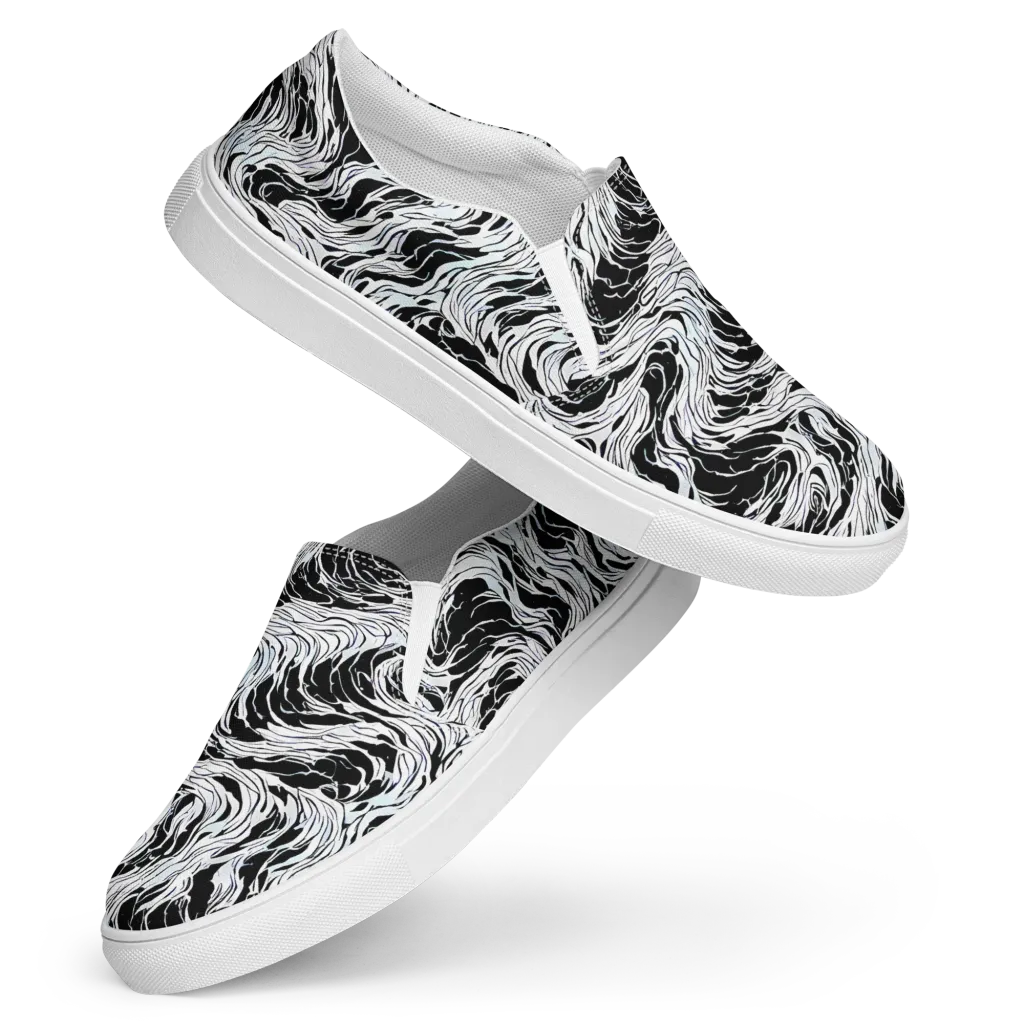Eclipse Flow on Women's Slip-On Canvas Shoes — Front