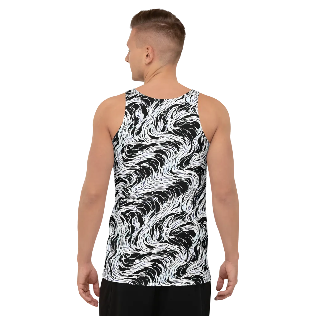 Eclipse Flow on Men's Tank Top — Back