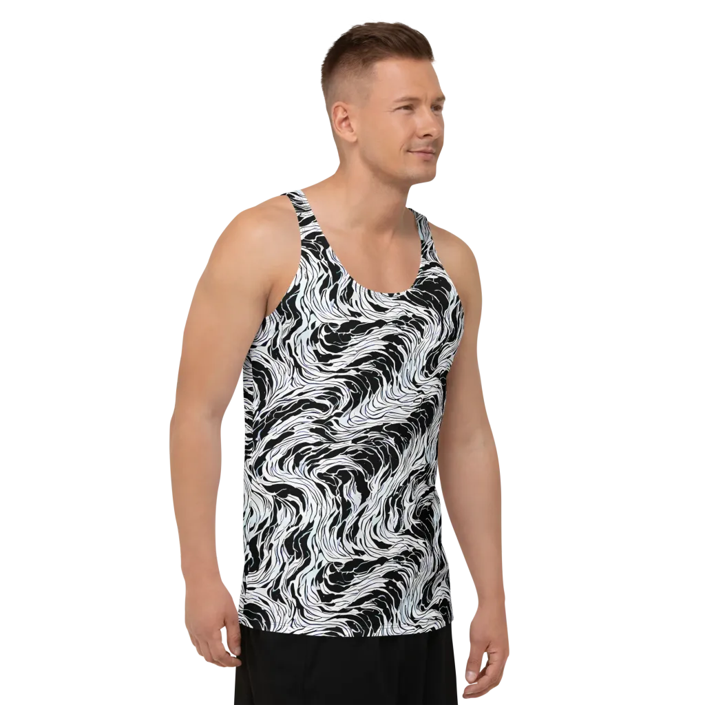 Eclipse Flow on Men's Tank Top — Right Front