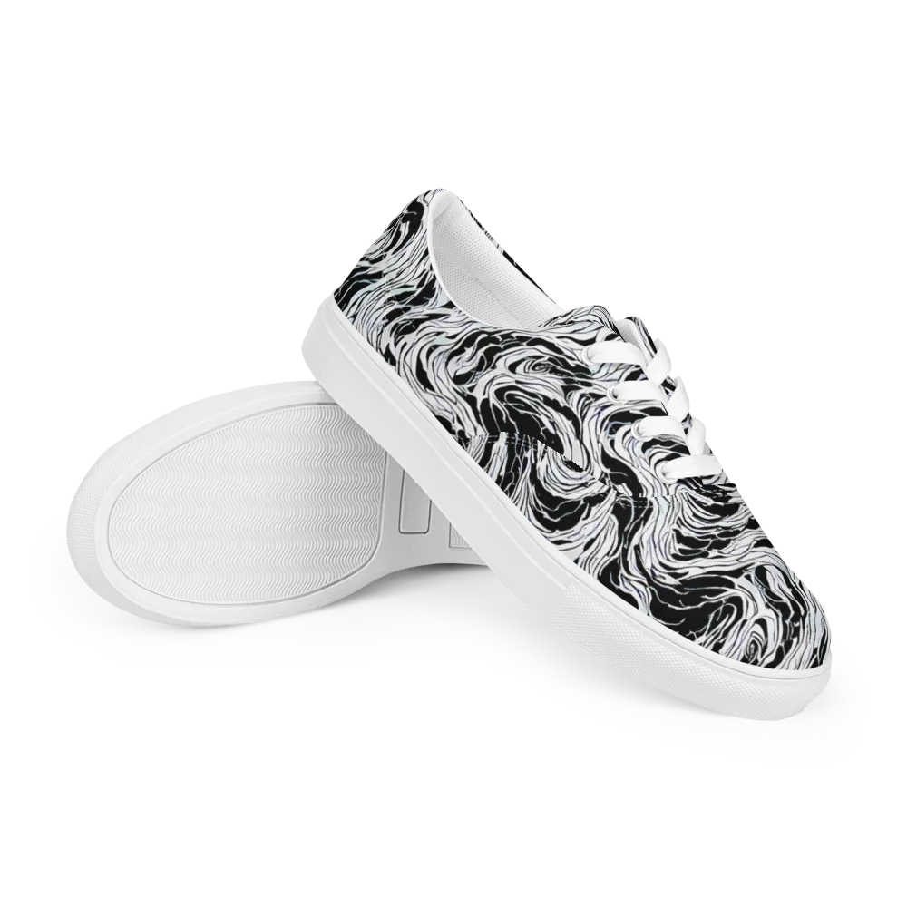 Eclipse Flow on Men's Lace-Up Canvas Shoes — Right Front