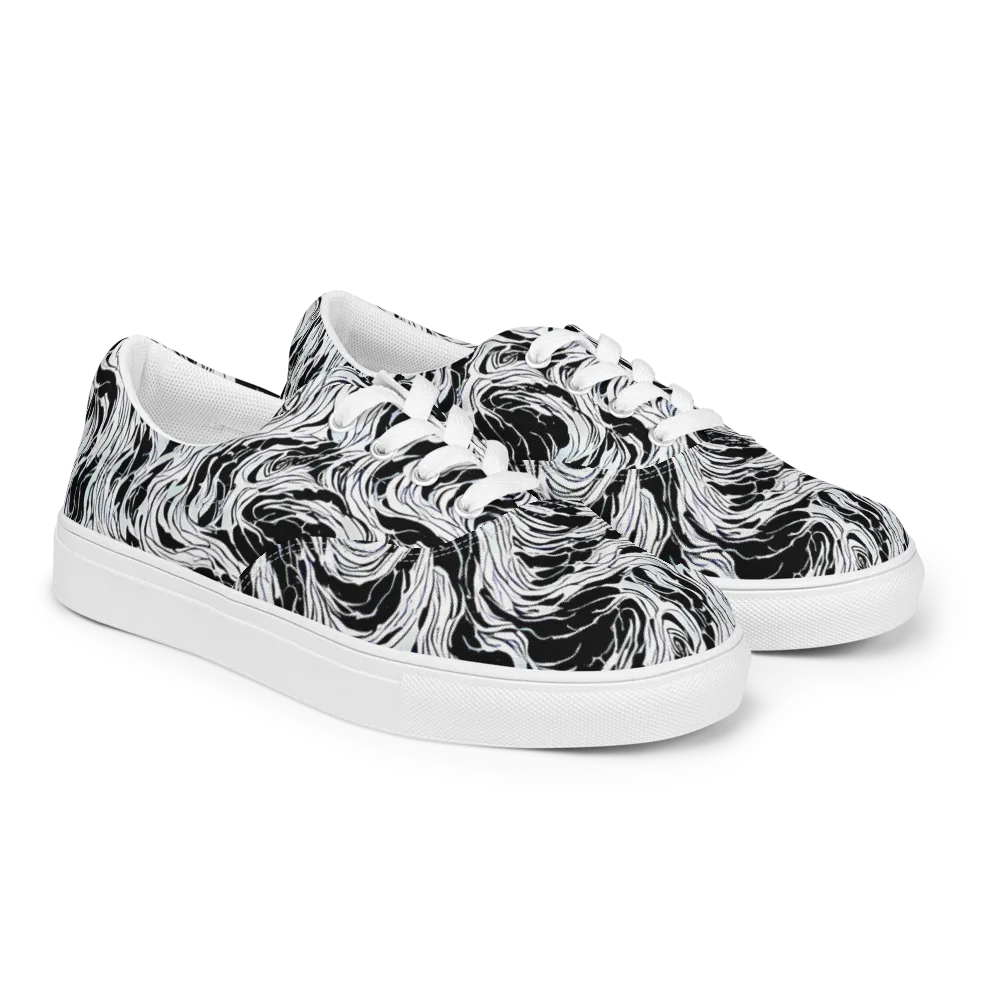 Eclipse Flow on Men's Lace-Up Canvas Shoes — Right Front