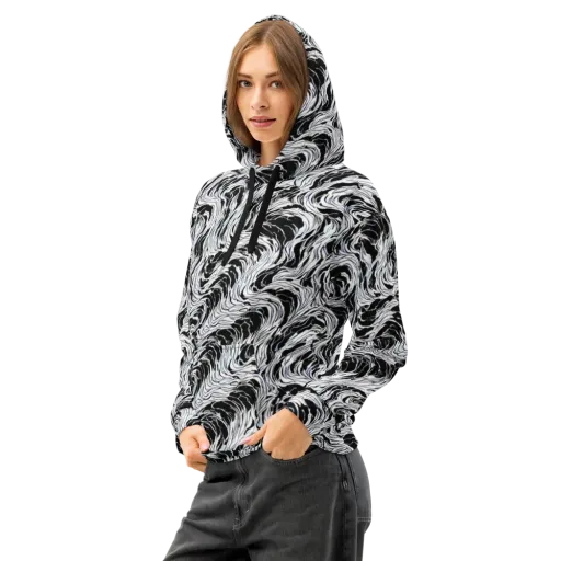 Eclipse Flow on a Cotton Hoodie