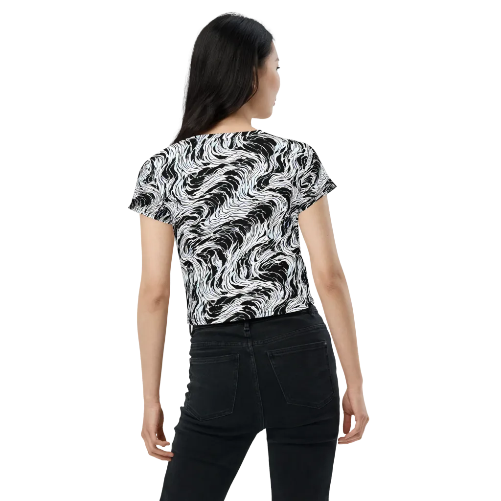 Eclipse Flow on Crop Tee — Back