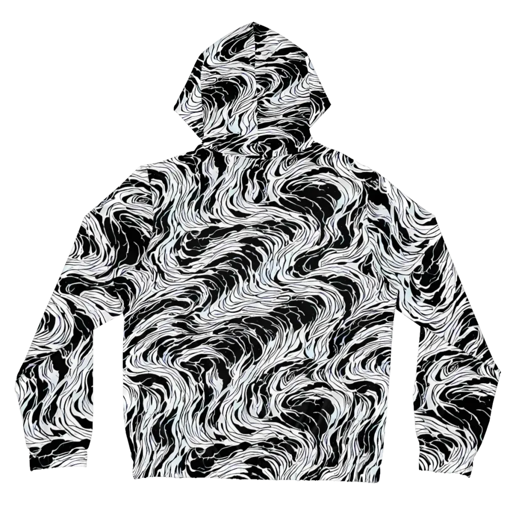 Eclipse Flow on Women's Full-Zip Hoodie — Back
