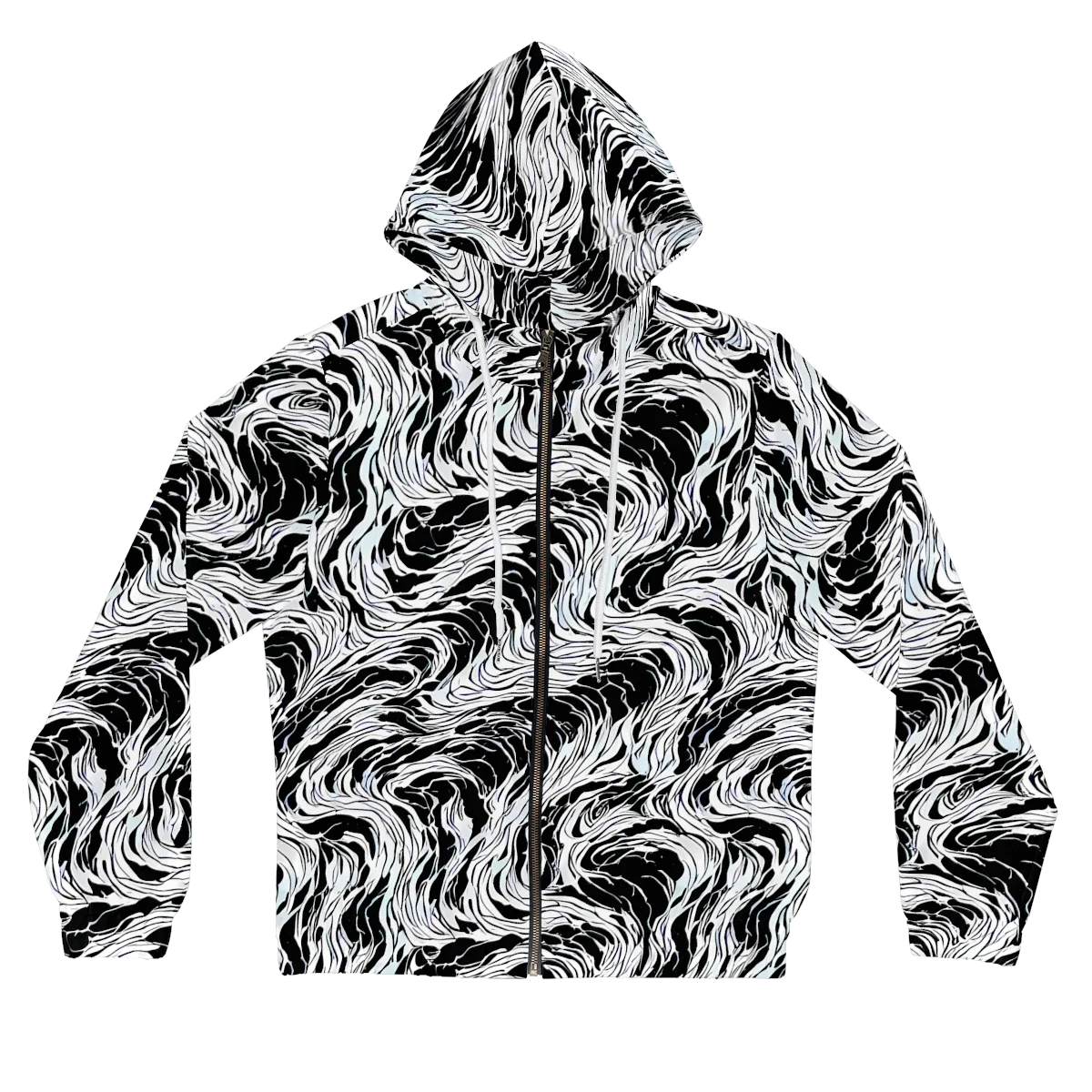 Eclipse Flow on Women's Full-Zip Hoodie — Front