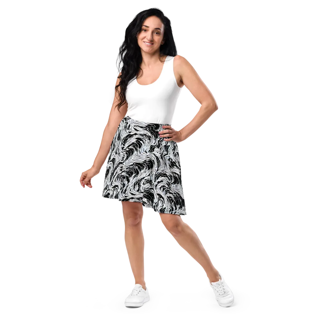 Eclipse Flow on Skater Skirt — Front