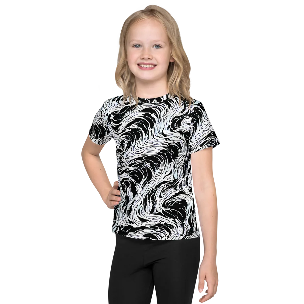 Eclipse Flow on Kids Crew Neck T-Shirt — Front