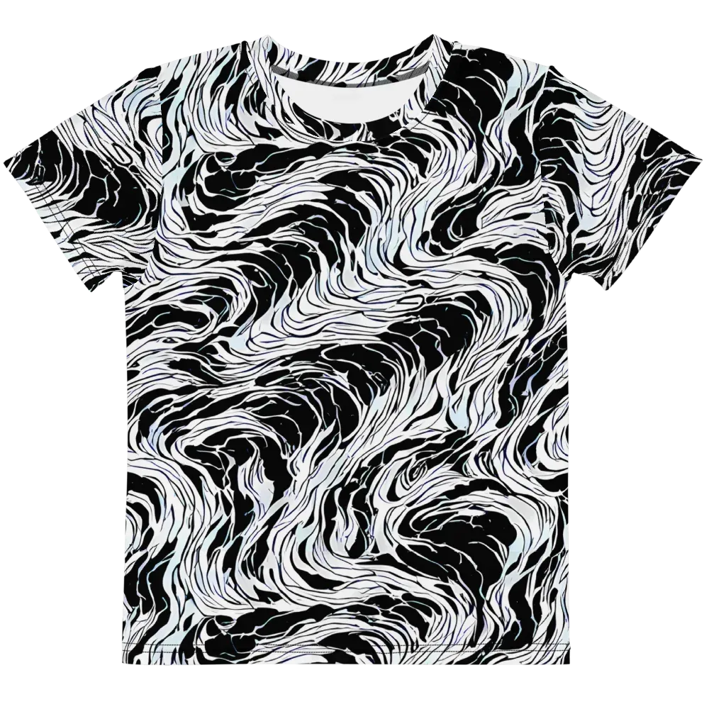 Eclipse Flow on Kids Crew Neck T-Shirt — Front