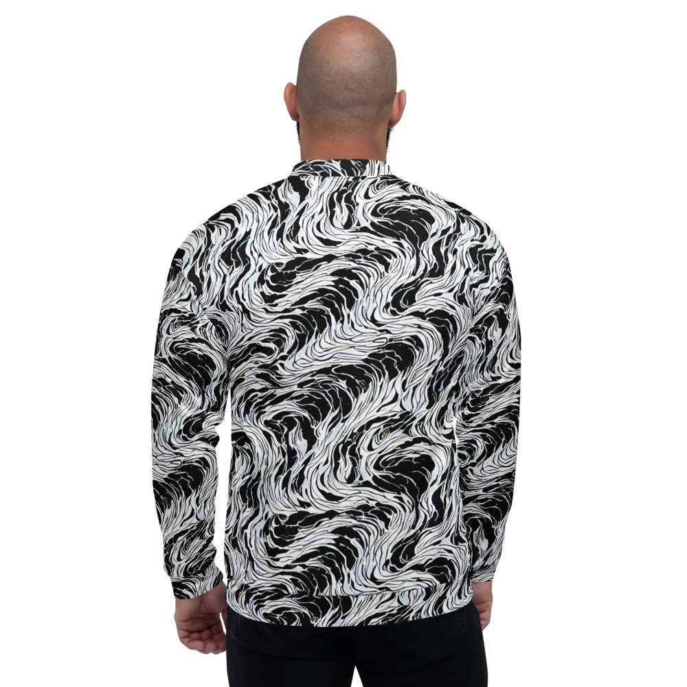 Eclipse Flow on Bomber Jacket — Back