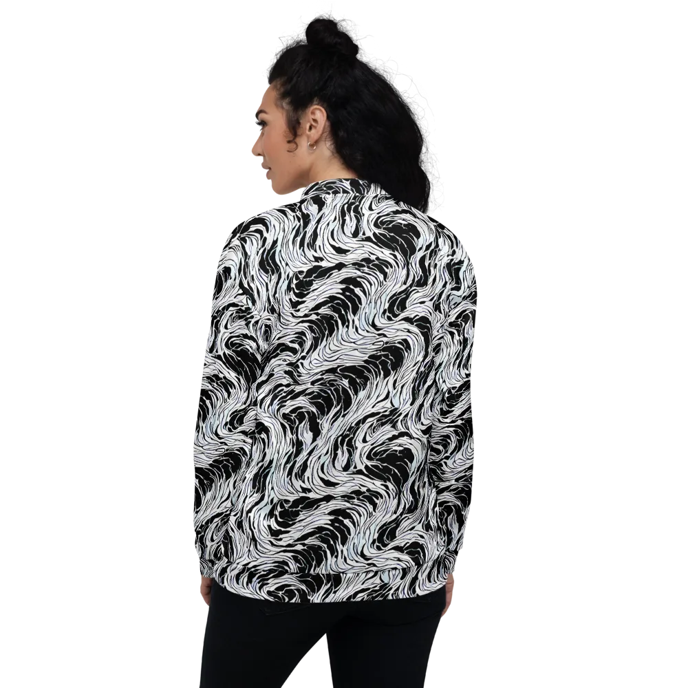 Eclipse Flow on Bomber Jacket — Back