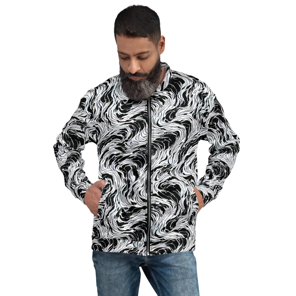 Eclipse Flow on Bomber Jacket — Front