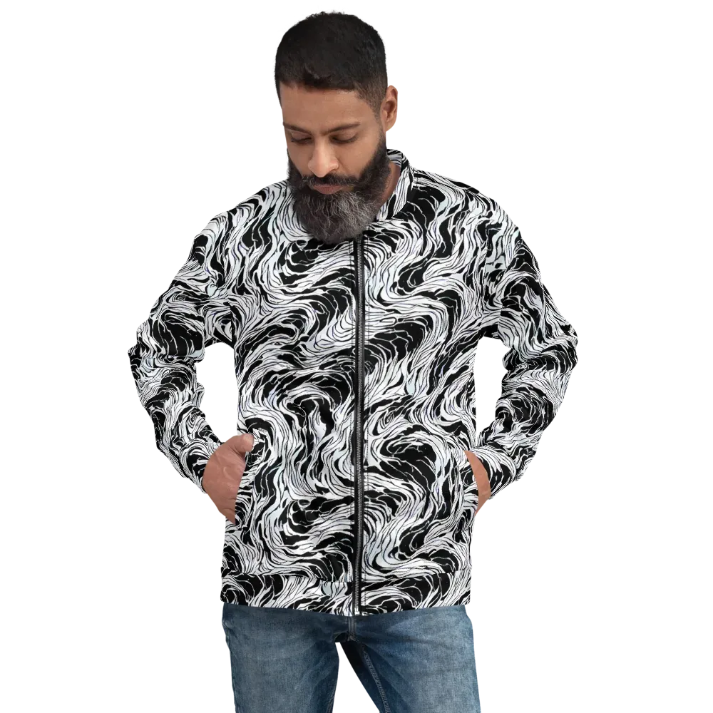 Eclipse Flow on Bomber Jacket — Front