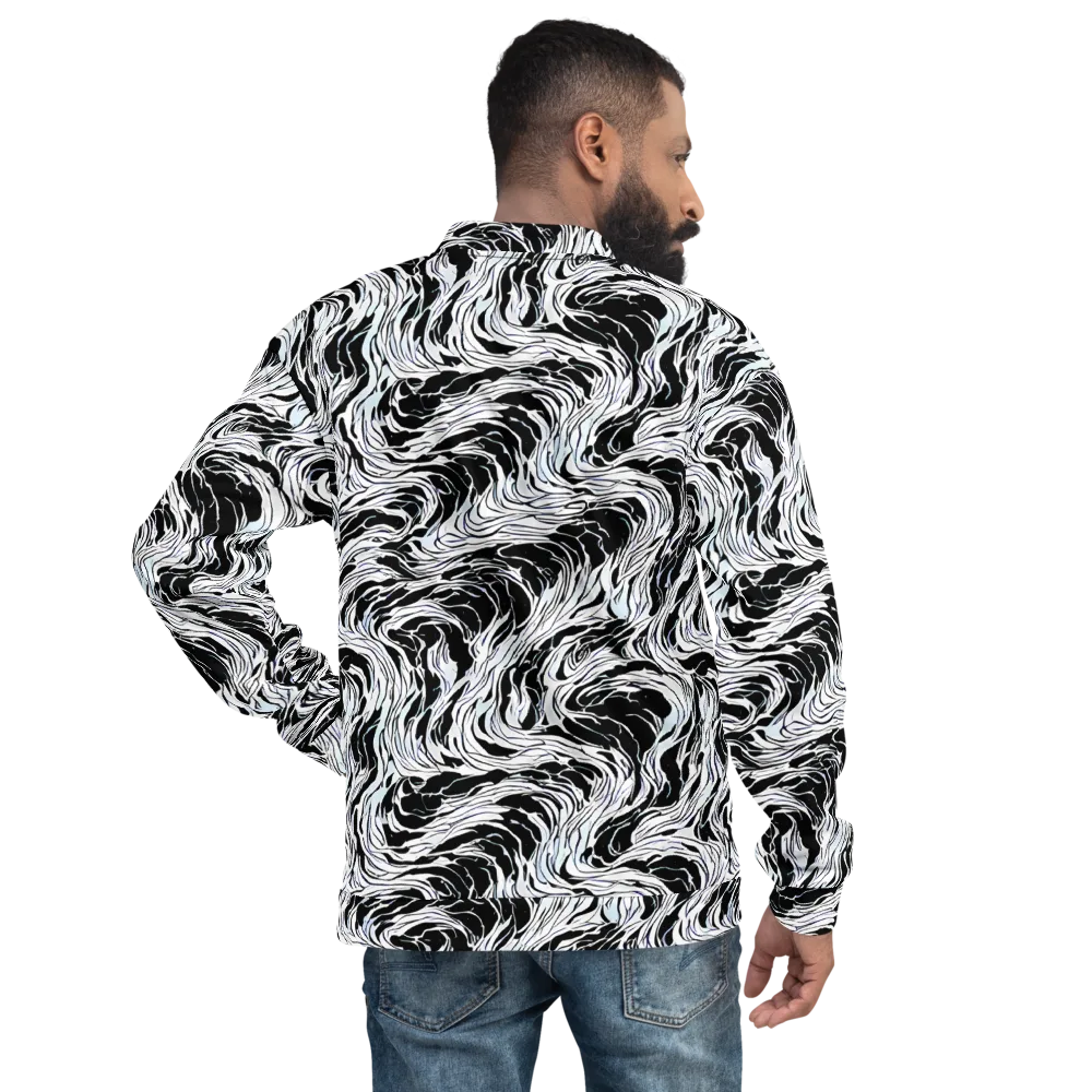 Eclipse Flow on Bomber Jacket — Back